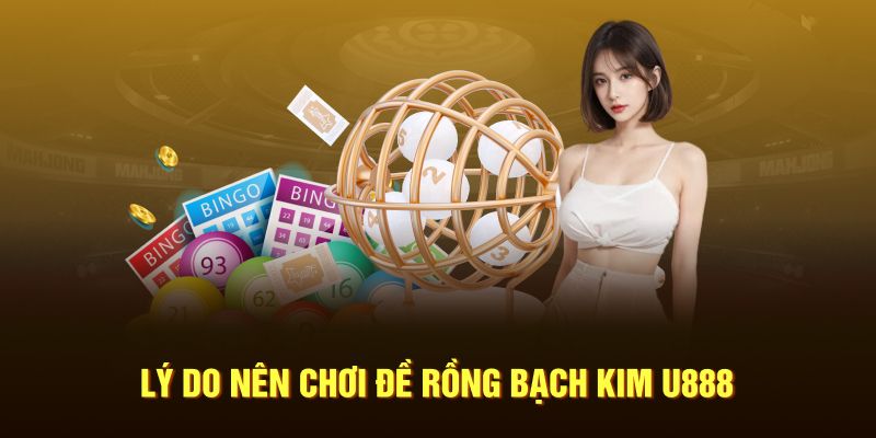 Lý do nên chơi đề Rồng Bạch Kim online tại U888