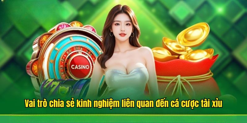 Vai trò chia sẻ kinh nghiệm liên quan đến cá cược tài xỉu